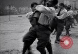 Image of English wrestler exhibition at Tuileries Gardens Paris France, 1919, second 47 stock footage video 65675030266