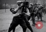 Image of English wrestler exhibition at Tuileries Gardens Paris France, 1919, second 48 stock footage video 65675030266