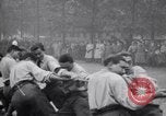 Image of English wrestler exhibition at Tuileries Gardens Paris France, 1919, second 53 stock footage video 65675030266