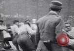 Image of English wrestler exhibition at Tuileries Gardens Paris France, 1919, second 57 stock footage video 65675030266