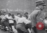 Image of English wrestler exhibition at Tuileries Gardens Paris France, 1919, second 60 stock footage video 65675030266