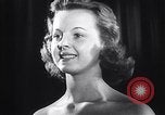 Image Miss Europe Concours France, 1954, de la seconde 37 séquences d'archives historiques vidéo 65675030292
