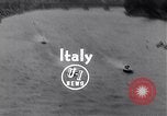 Standbild Europäische Meisterschaft Motorboot Italien, 1954, aus Sekunde 3 historischem Filmmaterial Videoclip 65675030301