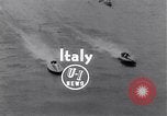 Standbild Europäische Meisterschaft Motorboot Italien, 1954, aus Sekunde 4 historischem Filmmaterial Videoclip 65675030301