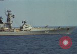 Image of Russian Kresta Class cruiser Mediterranean Sea, 1969, second 6 stock footage video 65675030343