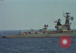 Image of Russian Kresta Class cruiser Mediterranean Sea, 1969, second 25 stock footage video 65675030343