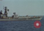 Image of Russian Kresta Class cruiser Mediterranean Sea, 1969, second 29 stock footage video 65675030343