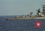 Image of Russian Kresta Class cruiser Mediterranean Sea, 1969, second 44 stock footage video 65675030343