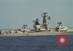Image of Russian Kresta Class cruiser Mediterranean Sea, 1969, second 53 stock footage video 65675030343