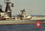 Image of Russian Kresta Class cruiser Sevastopol Mediterranean Sea, 1969, second 15 stock footage video 65675030345