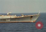 Image of Russian Kresta Class cruiser Sevastopol Mediterranean Sea, 1969, second 30 stock footage video 65675030345