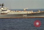 Image of Russian Kresta Class cruiser Sevastopol Mediterranean Sea, 1969, second 39 stock footage video 65675030345