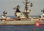 Image of Russian Kresta Class cruiser Sevastopol Mediterranean Sea, 1969, second 48 stock footage video 65675030345