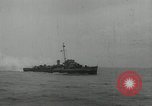 Image of USS Frament  (DE-677) refueling at sea Atlantic Ocean, 1943, second 6 stock footage video 65675030347