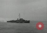 Image of USS Frament  (DE-677) refueling at sea Atlantic Ocean, 1943, second 7 stock footage video 65675030347