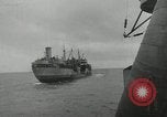 Image of USS Frament  (DE-677) refueling at sea Atlantic Ocean, 1943, second 9 stock footage video 65675030347