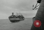 Image of USS Frament  (DE-677) refueling at sea Atlantic Ocean, 1943, second 10 stock footage video 65675030347