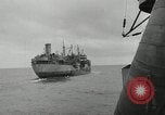Image of USS Frament  (DE-677) refueling at sea Atlantic Ocean, 1943, second 11 stock footage video 65675030347