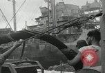 Image of USS Frament  (DE-677) refueling at sea Atlantic Ocean, 1943, second 31 stock footage video 65675030347