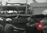Image of USS Frament  (DE-677) refueling at sea Atlantic Ocean, 1943, second 40 stock footage video 65675030347