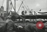 Image of USS Frament  (DE-677) refueling at sea Atlantic Ocean, 1943, second 44 stock footage video 65675030347