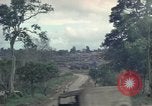 Image of 1st cavalry Division tent area Ankhe South Vietnam, 1965, second 7 stock footage video 65675030375