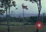 Image of 1st cavalry Division tent area Ankhe South Vietnam, 1965, second 34 stock footage video 65675030375