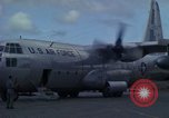 Standbild C-130 Flugzeugen Ankhe Süd Vietnam, 1965, aus Sekunde 22 historischem Filmmaterial Videoclip 65675030378