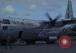 Standbild C-130 Flugzeugen Ankhe Süd Vietnam, 1965, aus Sekunde 23 historischem Filmmaterial Videoclip 65675030378