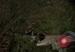 Image of helicopter rappel Ankhe South Vietnam, 1966, second 28 stock footage video 65675030382