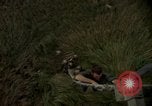 Image of helicopter rappel Ankhe South Vietnam, 1966, second 35 stock footage video 65675030382