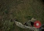 Image of helicopter rappel Ankhe South Vietnam, 1966, second 46 stock footage video 65675030382