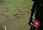 Image of helicopter rappel Ankhe South Vietnam, 1966, second 54 stock footage video 65675030382