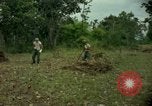 Standbild clearing Brush Ankhe Süd Vietnam, 1965, aus Sekunde 5 historischem Filmmaterial Videoclip 65675030389