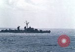 Image of American destroyers passing in review Atlantic Ocean, 1962, second 19 stock footage video 65675030396