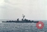 Image of American destroyers passing in review Atlantic Ocean, 1962, second 39 stock footage video 65675030396