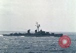 Image of American destroyers passing in review Atlantic Ocean, 1962, second 41 stock footage video 65675030396