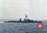 Image of American destroyers passing in review Atlantic Ocean, 1962, second 42 stock footage video 65675030396