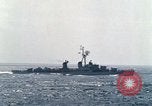 Image of American destroyers passing in review Atlantic Ocean, 1962, second 43 stock footage video 65675030396