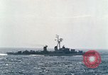 Image of American destroyers passing in review Atlantic Ocean, 1962, second 46 stock footage video 65675030396