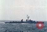 Image of American destroyers passing in review Atlantic Ocean, 1962, second 49 stock footage video 65675030396