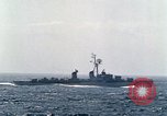 Image of American destroyers passing in review Atlantic Ocean, 1962, second 50 stock footage video 65675030396