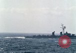 Image of American destroyers passing in review Atlantic Ocean, 1962, second 56 stock footage video 65675030396