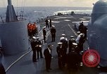 Image of HUS1 UH-34D Seahorse lands on USS North Hampton Atlantic Ocean, 1962, second 6 stock footage video 65675030397