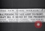 Standbild Woodrow Wilson New York United States USA, 1917, aus Sekunde 11 historischem Filmmaterial Videoclip 65675030402