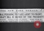 Standbild Woodrow Wilson New York United States USA, 1917, aus Sekunde 12 historischem Filmmaterial Videoclip 65675030402