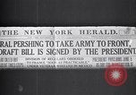 Standbild Woodrow Wilson New York United States USA, 1917, aus Sekunde 14 historischem Filmmaterial Videoclip 65675030402