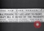 Standbild Woodrow Wilson New York United States USA, 1917, aus Sekunde 15 historischem Filmmaterial Videoclip 65675030402