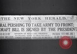 Standbild Woodrow Wilson New York United States USA, 1917, aus Sekunde 16 historischem Filmmaterial Videoclip 65675030402