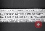 Standbild Woodrow Wilson New York United States USA, 1917, aus Sekunde 17 historischem Filmmaterial Videoclip 65675030402